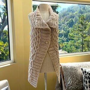 EUC vintage Theory cotton knit sweater vest, size Small